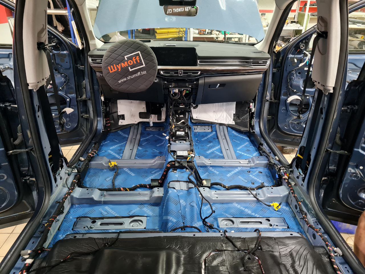 Пол 3 сл звукоизоляционная шумоизоляция Exeed VX мембрана2